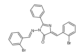 126293-41-2 structure, C23H15Br2N3O