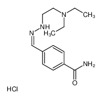 125575-16-8 4-[(E)-[2-(diethylamino)ethylhydrazinylidene]methyl]benzamide,hydrochloride