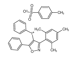 123466-32-0 (phenyl)[5-phenyl-3-(2,4,6-trimethylphenyl)isoxazol-4-yl]iodonium tosylate