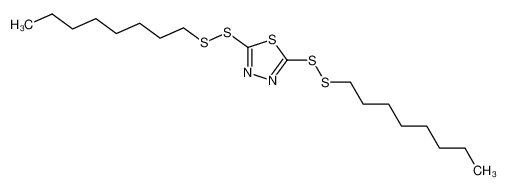 2,5-bis(octyldisulfanyl)-1,3,4-thiadiazole 13539-13-4