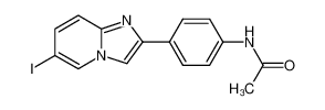 N-(4-(6-iodoimidazo[1,2-a]pyridin-2-yl)phenyl)acetamide 118000-68-3