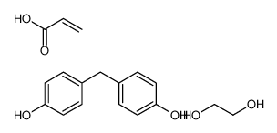 ethane-1,2-diol,4-[(4-hydroxyphenyl)methyl]phenol,prop-2-enoic acid 120750-67-6