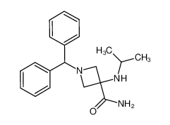 686344-56-9 1-Benzhydryl-3-isopropylaminoazetidine-3-carboxylic Acid Amide