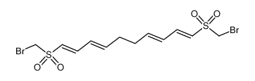 102683-85-2 1,10-bis[(bromomethyl)sulfonyl]-1,3,7,9-decatetraene