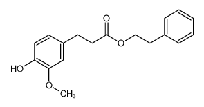 2-phenylethyl (E)-3-(4-hydroxy-3-methoxyphenyl)prop-2-enoate 71835-85-3