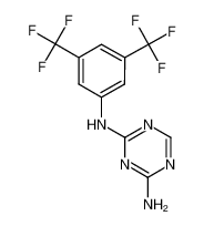 66088-50-4 structure, C11H7F6N5