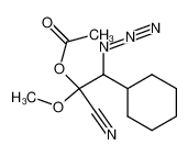 1026191-15-0 2-azido-1-cyano-2-cyclohexyl-1-methoxyethyl acetate