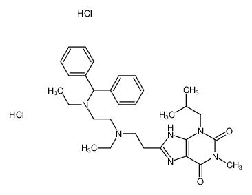 90749-47-6 structure, C31H44Cl2N6O2