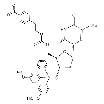 199792-94-4 spectrum, 3'-O-(4,4'-dimethoxytrityl)-5'-O-{[2-(4-nitrophenyl)ethoxy]carbonyl}thymidine