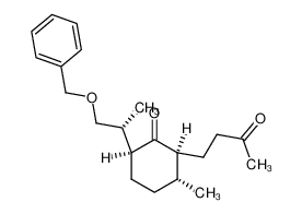 93913-62-3 3(R)-methyl-6(S)-<1(R)-methyl-2-(phenylmethoxy)ethyl>-2(S)-(3-oxobutyl)cyclohexanone