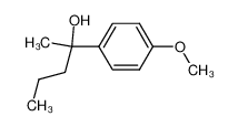 2-(4-Methoxy-phenyl)-pentanol-(2) 91763-97-2