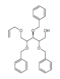 5-O-烯丙基-2,3,4-三-O-苄基-D-核糖醇