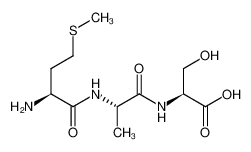 (2S)-2-[[(2S)-2-[[(2S)-2-amino-4-methylsulfanylbutanoyl]amino]propanoyl]amino]-3-hydroxypropanoic acid 17351-33-6