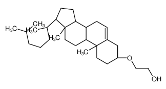 2-[[(3S,8S,9S,10R,13R,14S,17R)-17-[(1R)-1,5-dimethylhexyl]-10,13- dimethyl-2,3,4,7,8,9,11,12,14,15,16,17-dodecahydro-1H-cyclopenta[ a]phenanthren-3-yl]oxy]ethanol 27321-96-6