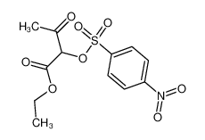 124716-79-6 spectrum, Ethyl 2-[[(p-nitrophenyl)sulfonyl]oxy]acetoacetate