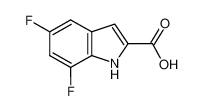 5,7-difluoro-1H-indole-2-carboxylic acid 98%