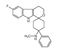 1357348-09-4 structure, C23H25FN2O