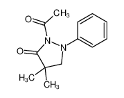 2-acetyl-4,4-dimethyl-1-phenylpyrazolidin-3-one 86475-37-8