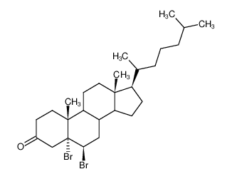 87421-11-2 5α,6β-Dibrom-3-oxo-cholestan