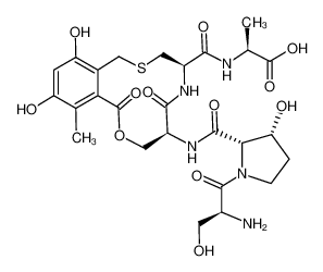 147214-63-9 structure, C26H35N5O12S