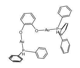 121589-53-5 structure, C42H36Au2O2P2