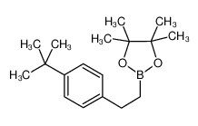 2-[2-(4-tert-butylphenyl)ethyl]-4,4,5,5-tetramethyl-1,3,2-dioxaborolane 1073355-22-2