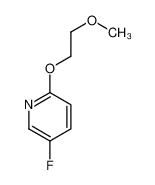 5-Fluoro-2-(2-methoxyethoxy)pyridine 1305322-91-1
