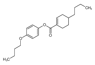(4-butoxyphenyl) 4-butylcyclohexene-1-carboxylate 115498-55-0