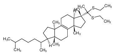 129137-38-8 structure, C33H58OS2