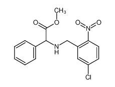 258850-16-7 spectrum, (+/-)-α-[[(5-chloro-2-nitrophenyl)methyl]amino]benzeneacetic acid methyl ester