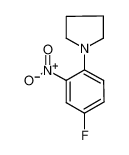 1-(4-Fluoro-2-nitrophenyl)pyrrolidine 778-56-3