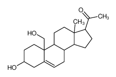 1-[(8S,9S,10S,13S,14S,17S)-3-hydroxy-10-(hydroxymethyl)-13-methyl-2,3,4,7,8,9,11,12,14,15,16,17-dodecahydro-1H-cyclopenta[a]phenanthren-17-yl]ethanone 4777-62-2