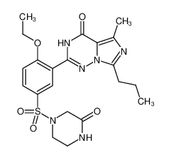 448184-58-5 structure, C21H26N6O5S