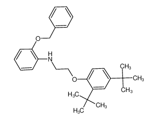 2-(Benzyloxy)-N-{2-[2,4-di(tert-butyl)phenoxy]-ethyl}aniline 1040690-20-7