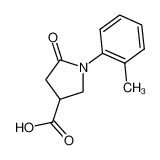 1-(2-methylphenyl)-5-oxopyrrolidine-3-carboxylic acid 56617-44-8