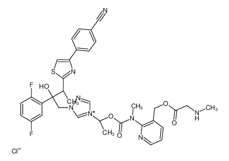 338990-84-4 structure, C35H35ClF2N8O5S