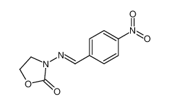3-[(E)-(4-nitrophenyl)methylideneamino]-1,3-oxazolidin-2-one 90946-87-5