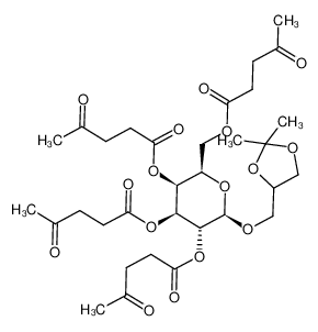 935534-68-2 1,2-O-isopropylidene-3-O-(2',3',4',6'-tetra-O-levulinoyl-β-D-galactopyranosyl)glycerol