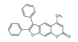 62369-36-2 5-methyl-2,3-diphenylfuro[3,2-g]chromen-7-one