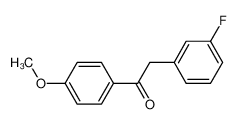 2-(3-fluorophenyl)-1-(4-methoxyphenyl)ethan-1-one 153529-18-1