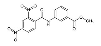 348600-05-5 spectrum, methyl 3-((2,4-dinitro)benzamido)benzoate