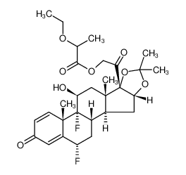 1269666-11-6 structure, C29H38F2O8