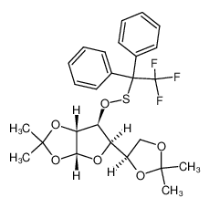 116384-37-3 structure, C26H29F3O6S