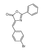 (4Z)-4-[(4-bromophenyl)methylidene]-2-phenyl-1,3-oxazol-5-one 20345-16-8