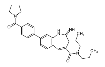 2-amino-N,N-dipropyl-8-[4-(pyrrolidine-1-carbonyl)phenyl]-3H-1-benzazepine-4-carboxamide 926927-61-9