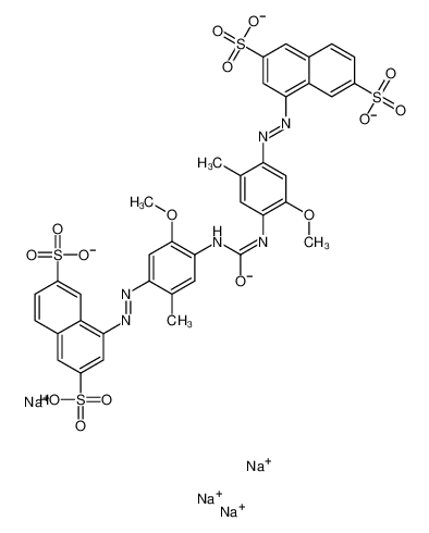 6420-32-2 structure, C37H28N6Na4O15S4