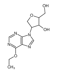 4-(6-ethoxypurin-9-yl)-2-(hydroxymethyl)oxolan-3-ol 64332-72-5