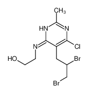 85826-40-0 structure, C10H14Br2ClN3O