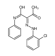 2-[(2-chlorophenyl)hydrazinylidene]-3-oxo-N-phenylbutanamide 62269-06-1