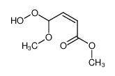 166819-46-1 spectrum, Methyl (Z)-4-hydroperoxy-4-methoxy-2-butenoate